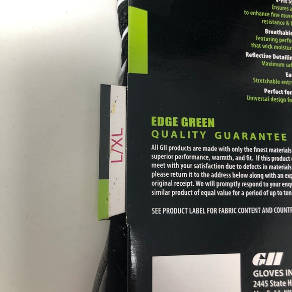 NEW Edge Active Element Outdoor Sports Gloves L/XL - Picture 7 of 8